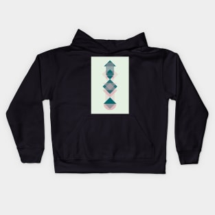 Geometric Totempole Poster I Kids Hoodie